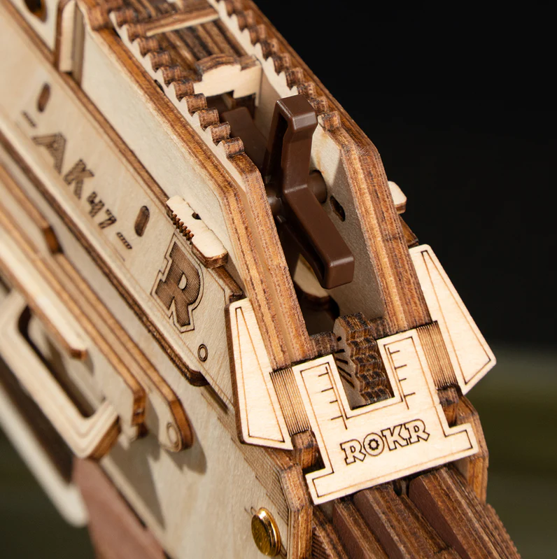 ROKR Wooden Puzzle AK-47 (Automatic Rifle)