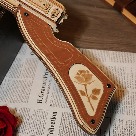 ROKR Wooden Puzzle Tommy Gun