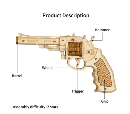 ROKR Wooden Puzzle Pistol