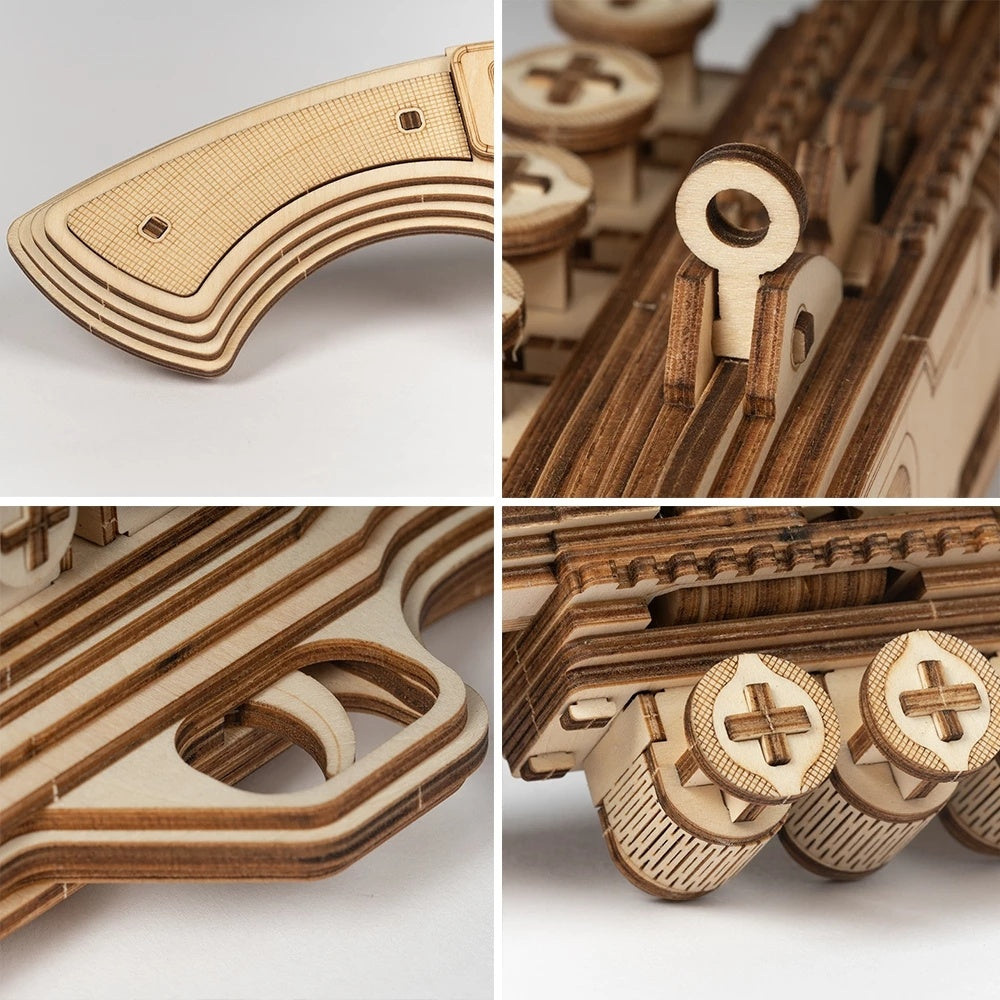 ROKR  Wooden Puzzle Shotgun